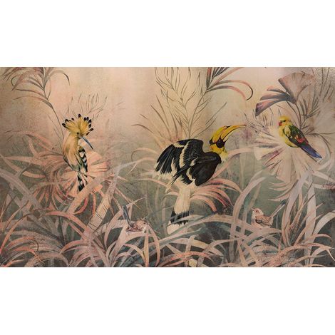 Papier peint panoramique - Oiseaux - 130 cm x 78 cm (1/2)