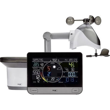 TFA Dostmann WLAN View Pro 35.8003.01 Stazione meteo WLAN Previsione per Con WiFi 7 giorni Numero di sensori max. 4 (1/5)
