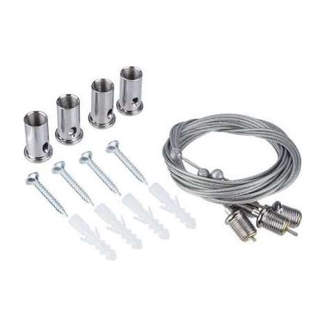 Kit de suspension pour plafonnier LED Dhome ES-H-P-1M - Installation Facile en Suspension pour Éclairage LED Domestique