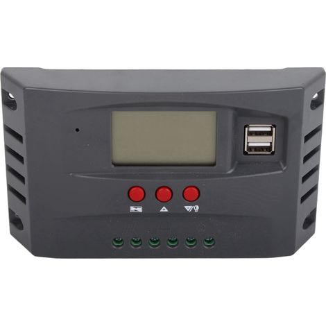 Régulateur de charge solaire MPPT 30A 12V/24V avec écran LCD couleur, contrôleur photovoltaïque PV pour panneau solaire (1/5)