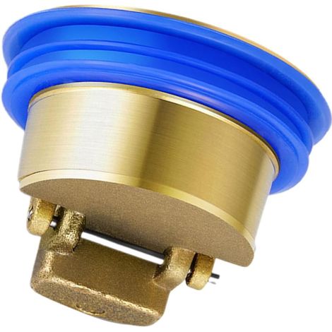 Caniveau de siphon de sol anti odeurs en cuivre plaqué or