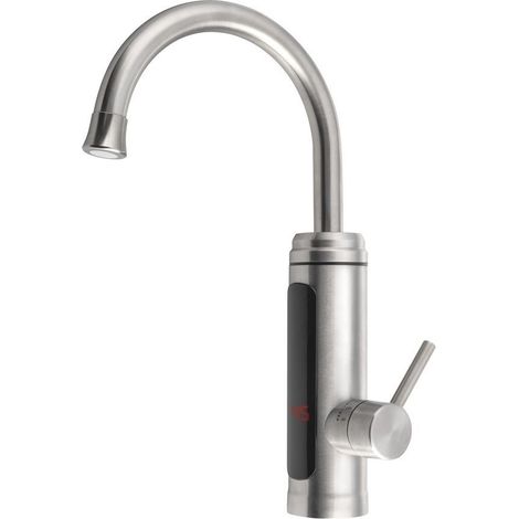 Robinet d'eau chaude électrique, 230 V, 3 kW, acier inoxydable (1/5)