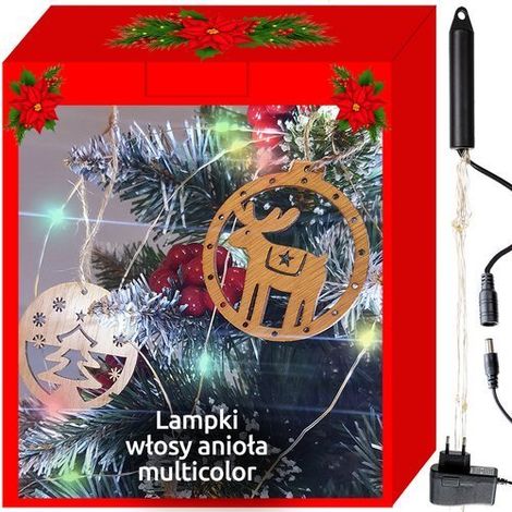 ND1214828 20 luces LED - cabello de ángel - multicolor