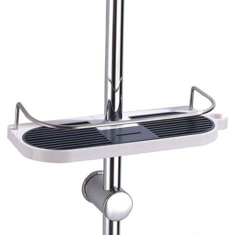 Shower support, anti-perforation shower bar, shower tray, adjustable railing (1/5)