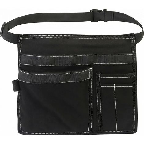 Ceinture porte outils légère pour électriciens et jardinage Noir (1/5)