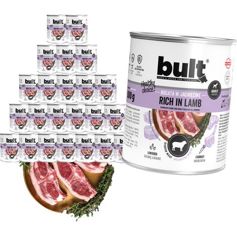 BULT Rico en Cordero - alimento húmedo para perros - 24 x 800 g (1/4)