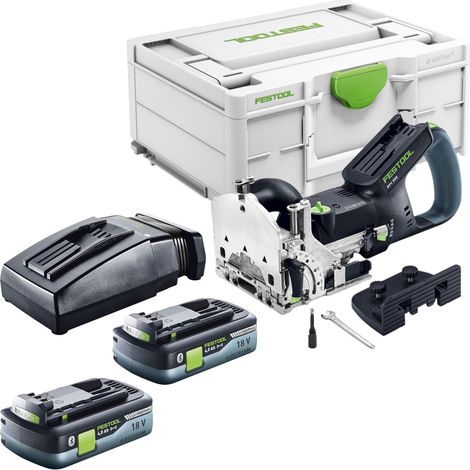 Festool DFC 500 E-Basic fresatrice per tasselli a batteria DOMINO 18 V 4 - 10 mm + 2x batteria 4,0 Ah + caricabatteria + Systainer (1/5)