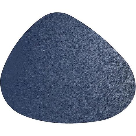(bleu Gris)set De Table En Cuir Et Dessous De Verre, Set De Table Antidrapant Double Face Set De Tablelavable Impermables Set Table Et Dessous De (1/5)