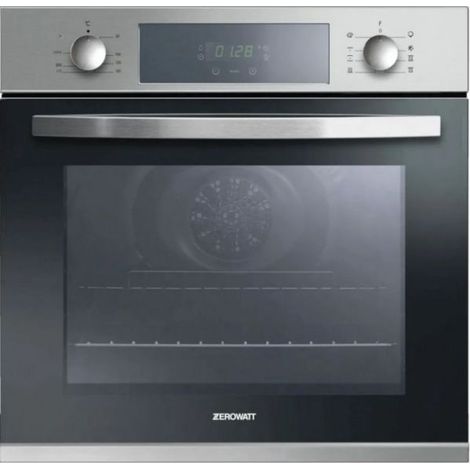 Zerowatt zfp605x/e forno da incasso elettrico ventilato 65 lt classe a+ 8 funzioni inox