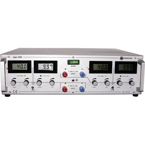 Statron 3262.1 Alimentatore da laboratorio regolabile 0 - 40 V/DC 0 - 10 A 800 W Num. uscite 2 x