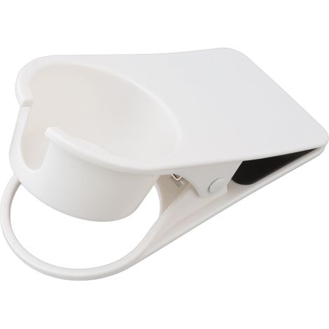 Porte-gobelet/bouteille/verre/bouteille en plastique blanc, idéal pour le bureau ou la maison. (1/5)