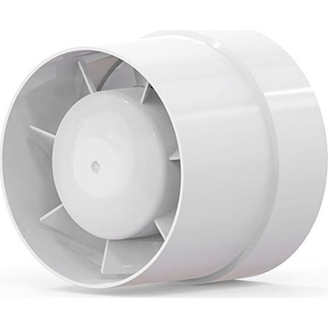 Ventilateur Extracteur d'air, 茅conomique 100mm, 12W/130m鲁, extracteur axial conduit en ligne : salle de bain, cuisine, cave