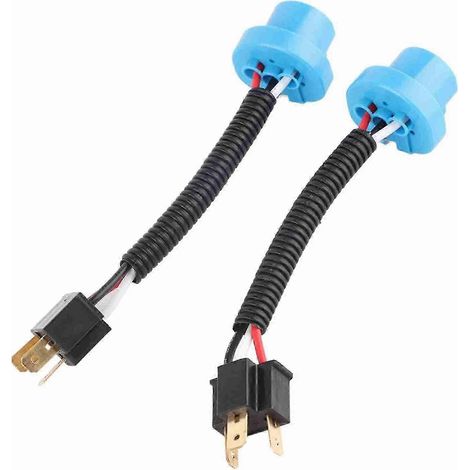 Adaptateur de connecteur de phare pour conversion 9007 vers H4, câble mâle/femelle (2 pièces) (1/5)