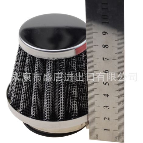 GOOFIT 42mm Motorrad-Metallluftfilter Ersatzfilter CG150cc 200cc PZ26 PZ27 (1/4)