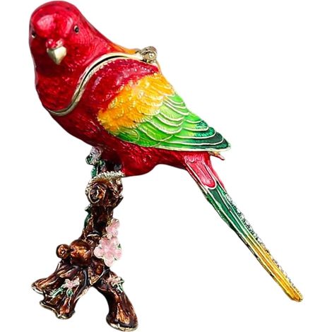Boîte à bijoux exquise en forme de pie, décoration de bureau, boîte à bagues artistique pour de petits accessoires et ajouter du charme à n ' importe quelle pièce, étui compact (1/5)