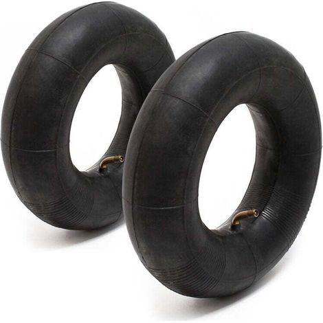 Lot 2 Chambres air Petite roue 4.10/3.50-4 TR87 Brouette Diable E-Scooter Pneu