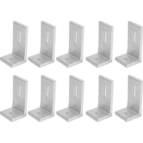 Support de Montage Toiture pour Panneaux Solaires - Kit 10 Pièces en Aluminium (1/5)