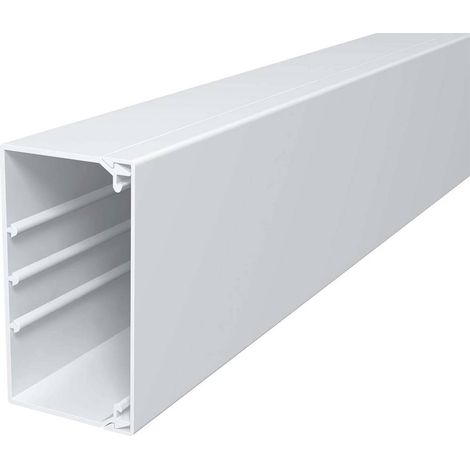 OBO Bettermann Goulotte murale et de plafond sans halogène 60x110x2000 polycarbonate/acrylonitrile-butadiène-styrène b..., 6175420 (1/2)