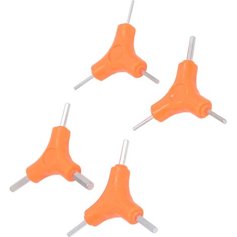Lot de 4 clés en Y 3 voies hexagone vélo 40cr entretien vélo vélo électrique moto outil vélo pratico-portable (1/5)