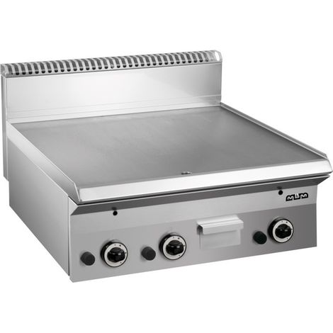 Plancha à gaz - 100 cm - Plaque lisse - Arilex