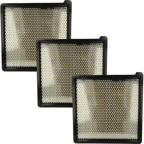 vhbw 3x Flachfaltenfilter kompatibel mit Kärcher KM 75/40 W P Jubilee Scheuersaugmaschine, Kehrmaschine - Luftfilter, Ersatz-Filter