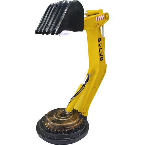 Lámpara de mesa estilo excavadora industrial retro con LED - hy