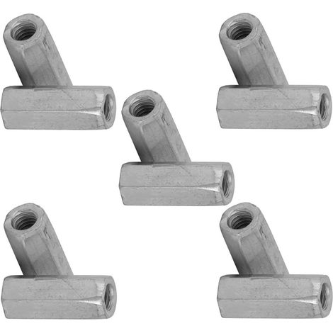 Lot de 10 écrous à douille tige longue 6 pans entretoises filetées M625 (1/5)