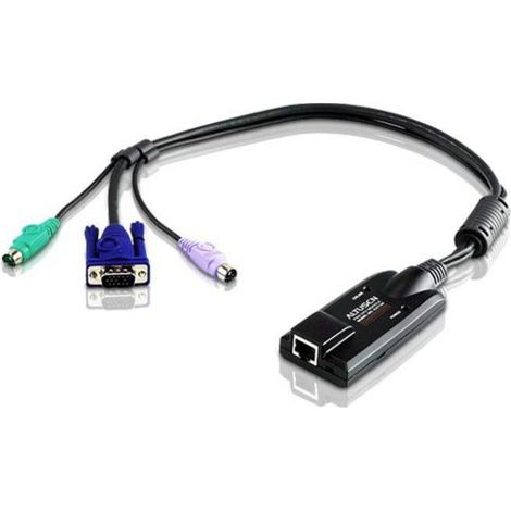 ATEN Adaptateur KVM VGA PS/2 avec prise en charge de la vidéo composite