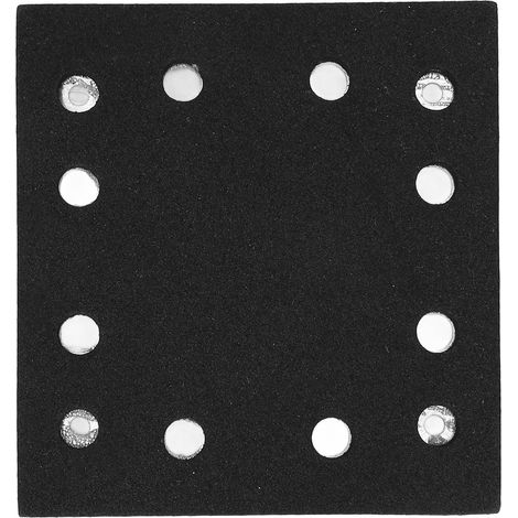 Tampon de ponçage carré, 8 trous, 4 yeux, plaque en aluminium EVA, bon amorti, forte Dissipation thermique, disque de polissage électrique