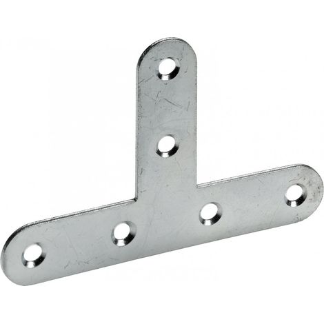 escuadra plana en T de acero zincado HETTICH, l.55 mm HETTICH