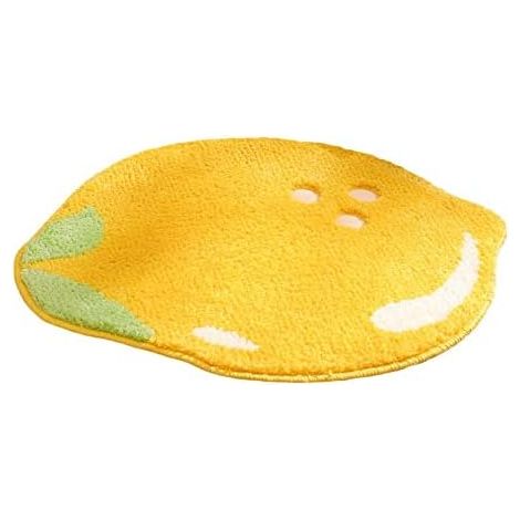 CSPARKV Cute Fruit Bath Mat - Soft - Watermelon Colors Strawberry Bath Mat (1/3)