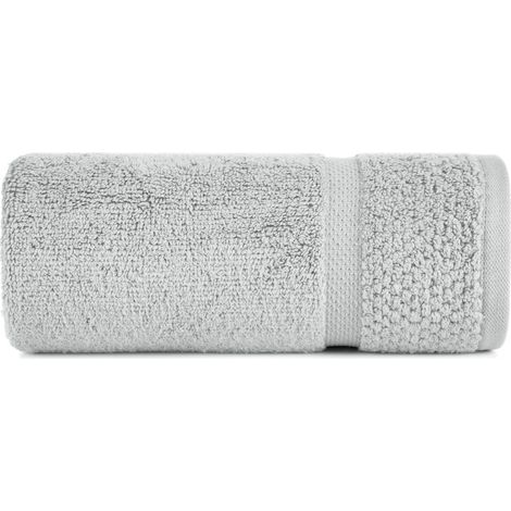 Vilia Handtuch 50x90 Silber Frottee 530g/m2