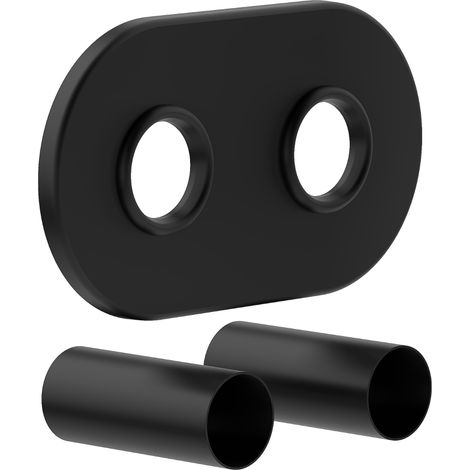 Mexen R ensemble cache double pour radiateur, noir - W905-000-70 (1/3)