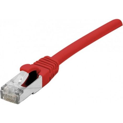 exertis Connect Cordon RJ45 catégorie 5e F/UTP snagless rouge - 0,5 m (973081)