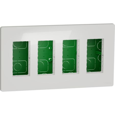 Caja de empotrar para puesto de trabajo de Schneider 4