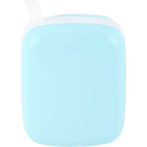 Imprimante thermique portable avec Bluetooth, résolution 200 dpi, sans encre, sans fil, mini imprimante de poche avec 5 rouleaux de papier, bleue. (1/5)