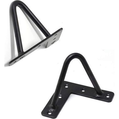 Haarnadel-Tischbeine, 10 cm (4 Zoll) DIY-Metalltischbeine, (Schwarz)-Sunny (1/5)