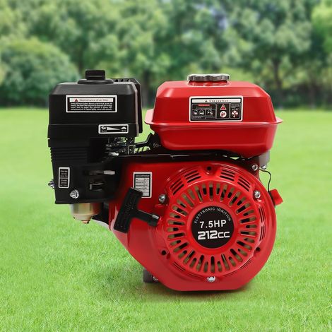 7,5hp Moteur à Essence,4 Temps Moteur 1 Cylindre Moteur 4000w 212cc RéServoir 3.6l Démarrage Par Câble Pour Pompes à Eau Vibrateurs Générateursmachines Dosage Souffleurs Batteuses (1/5)