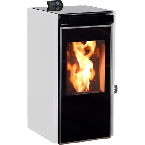 Poêle à granulés 7.5kw blanc - Ecoforest - 20910 (1/3)