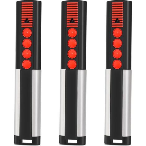 Lot de 3 télécommandes de rechange pour émetteur portatif d'été 868,8 MHz 4 canaux compatibles avec Sommer 4020 TX03-433-4, 4020V000, 4025V000, 4026V000 (1/5)