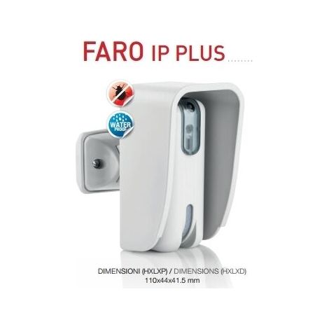Venitem sensore esterno a tenda filare a doppia tecnologia FARO IP PLUS - 20.209.415