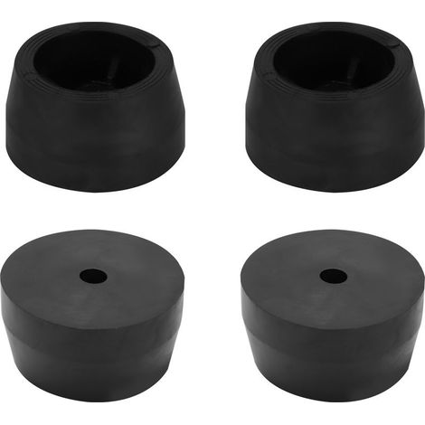 4 Antivibrationspads aus technischem Kunststoff für Luftkompressoren 1P 2,5P 3P 4P 5P, stoßdämpfende Füße (1/5)