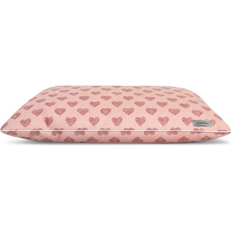 90x60x10 cm: Cuscino in tessuto antibatterico modello Pink sofà per cani e gatti