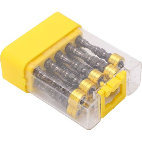 10 Stück 1/4-Zoll-Magnetschraubendreherbits mit doppelseitigem Sechskantschaft und Kreuzkopf aus legiertem Stahl für Handbohrmaschinen (1/5)