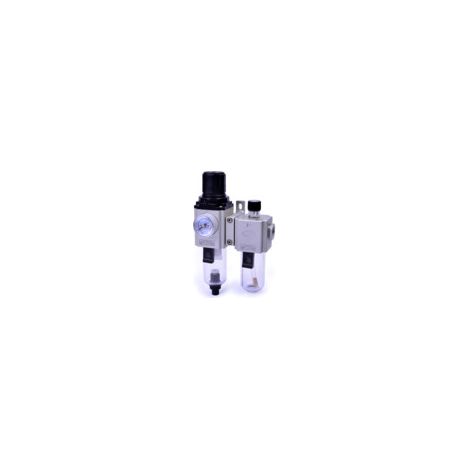 Riegler Wartungseinheit 2-tlg. »GA-mini «, PC, BG 200, G1/4, 1,5-9 bar, HA (1/3)