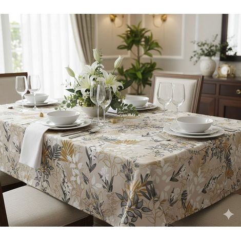 Toile Cirée Déco Access Deco Paloma Beige Rl De 140cmx20m - Access Deco