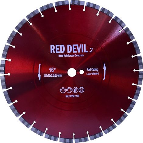 Disco de diamante PRAXER RED DEVIL de 415 mm (1/5)