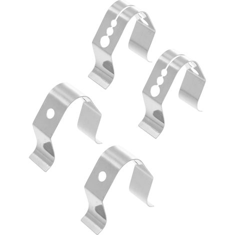 4 pièces Clips Thermomètre Barbecue Acier Inoxydable Support (1/5)