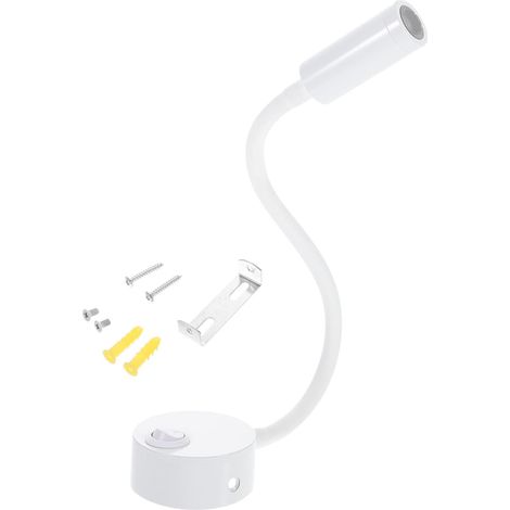 Cabilock Lampe de Lecture Flexible LED à Tuyau 3w, Blanche, en (1/5)
