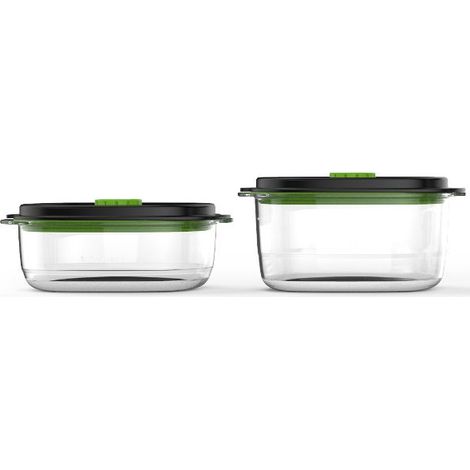 foodsaver Fresh 2.0 Set Transparente Lebensmittelbehälter